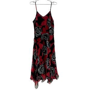 Vintage 90s abstract floral dress